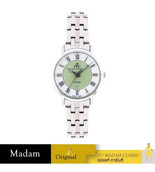 นาฬิกาข้อมือ Paris Polo Club PPC-EC02-LGN LE BRETON CLASSIC ROMAN DATE LIGHT GREEN LIGHT GREEN