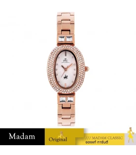 นาฬิกาข้อมือ Paris Polo Club PPC-EB05-RG-WE  OVALE GRAND ARENA ROSEGOLD / WHITE ROSEGOLD / WHITE