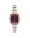นาฬิกาข้อมือ Paris Polo Club SET-PPC-DF04-SRG-DR DORÉE LOUVRE DATE SILVER ROSEGOLD / DARK RED SILVER ROSEGOLD / DARK RED	