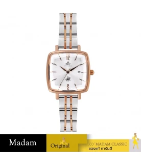 นาฬิกาข้อมือ Paris Polo Club SET-PPC-DF04-SRG-WE  DORÉE LOUVRE DATE SILVER ROSEGOLD / WHITE SILVER ROSEGOLD / WHITE 