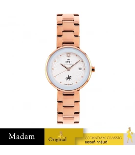 นาฬิกาข้อมือ Paris Polo Club PPC-EB02-RG-WE LE BRETON LUCERNA DATE ROSEGOLD / WHITE ROSEGOLD / WHITE	