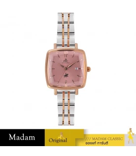นาฬิกาข้อมือ Paris Polo Club SET-PPC-DF04-SRG-LI  DORÉE LOUVRE DATE SILVER ROSEGOLD / LILAC SILVER ROSEGOLD / LILAC 
