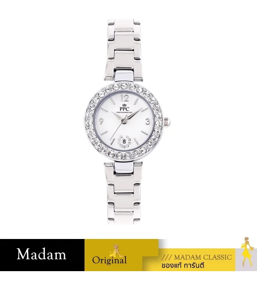 นาฬิกาข้อมือ Paris Polo Club PPC-EB03-WE  ÉTOILE ARCELLA DATE WHITE WHITE