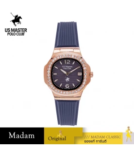 นาฬิกาข้อมือ US MASTERS POLO CLUB USM-DD54-PR-RPR THE EMPIRE LADY DIAMOND DATE PURPLE / ROSEGOLD PURPLE	