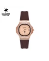 นาฬิกาข้อมือ US MASTERS POLO CLUB USM-DD54-BR-RG THE EMPIRE LADY DIAMOND DATE BROWN / ROSEGOLD	