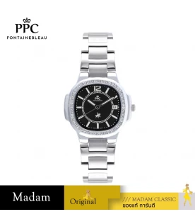 นาฬิกาข้อมือ PARIS POLO CLUB PPC-EB08-BK MEDICI CLASSIC DATE BLACK	