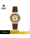 นาฬิกาข้อมือ US MASTERS POLO CLUB USM-DD54-BR-GD THE EMPIRE LADY DIAMOND DATE BROWN / GOLD	