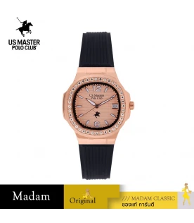 นาฬิกาข้อมือ US MASTERS POLO CLUB USM-DD54-RG THE EMPIRE LADY DIAMOND DATE ROSEGOLD	