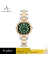 นาฬิกาข้อมือ PARIS POLO CLUB PPC-EB08-SGD-GN MEDICI CLASSIC DATE SILVER GOLD / GREEN	