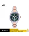 นาฬิกาข้อมือ PARIS POLO CLUB PPC-DG02-SRG-GN CHARLES CLASSIC DATE SILVER ROSEGOLD / GREEN	