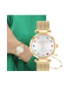 นาฬิกาข้อมือผู้หญิง COACH 14000112 Ladies' Cary Watch Gift Set Stainless Steel Gold		