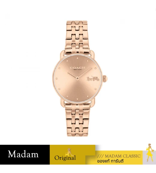 นาฬิกาข้อมือผู้หญิง COACH 14504303 Women's watch, model Stainless steel Rose Gold		