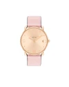 นาฬิกาข้อมือผู้หญิง COACH 14504288 ELLIOT Watch for Women Leather Band Analog Quartz  Leather Pink		