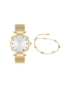 นาฬิกาข้อมือผู้หญิง COACH 14000112 Ladies' Cary Watch Gift Set Stainless Steel Gold		