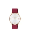 นาฬิกาข้อมือผู้หญิง COACH 14504204 Ladies Elliot Women's Watch Leather  Red