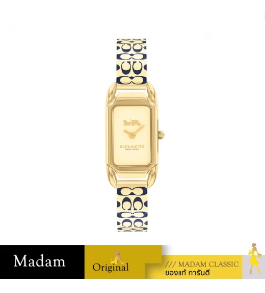 นาฬิกาข้อมือผู้หญิง COACH 14504193 Women's watch, model Stainless steel Gold		