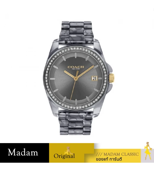 นาฬิกาข้อมือผู้หญิง COACH 14504273 Women Grson Stainless steel Grey		