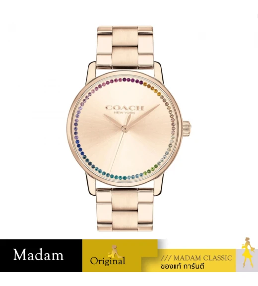 นาฬิกาข้อมือผู้หญิง COACH 14504064 Watch GRAND Women's  Stainless steel Gold		