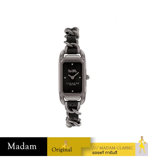 นาฬิกาข้อมือผู้หญิง COACH 14504280 Cadie Women's Stainless steel Black		