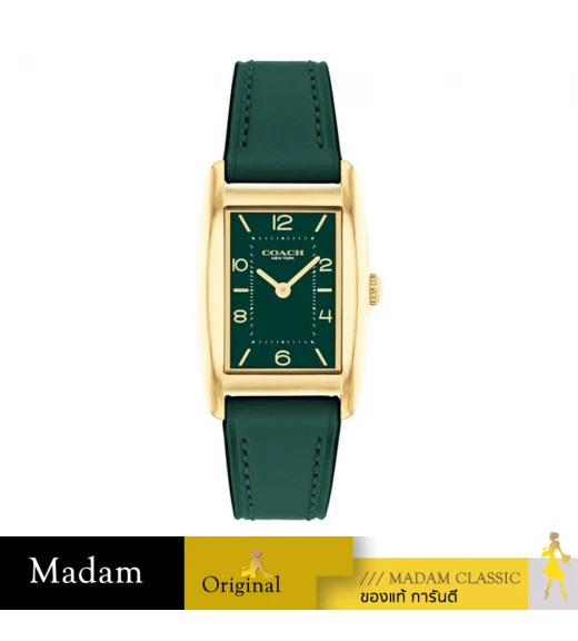 นาฬิกาข้อมือผู้หญิง รุ่น CO14504354,สาย Leather, สีเขียว