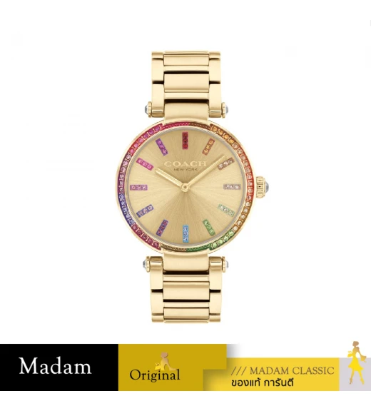นาฬิกาข้อมือผู้หญิง COACH 14504271 Women's watch, model Stainless steel Gold		