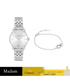 นาฬิกาข้อมือผู้หญิง COACH 14000110 Elliot Watch Gift Set Stainless steel  Silver		