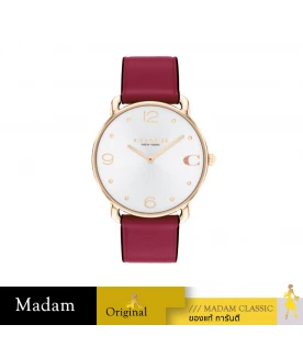 นาฬิกาข้อมือผู้หญิง COACH 14504204 Ladies Elliot Women's Watch Leather  Red
