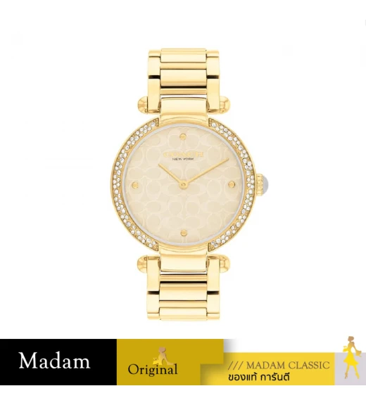 นาฬิกาข้อมือผู้หญิง COACH 14504183  Stainless steel Gold		