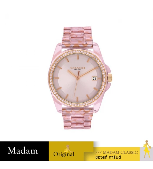 นาฬิกาข้อมือผู้หญิง COACH 14504272 Women's watch, model Stainless steel Pink		