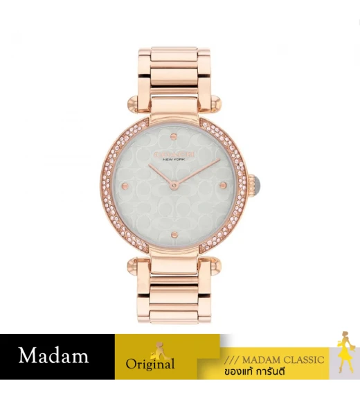 นาฬิกาข้อมือผู้หญิง COACH 14504184  Stainless steel Rose Gold		