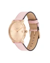 นาฬิกาข้อมือผู้หญิง COACH 14504288 ELLIOT Watch for Women Leather Band Analog Quartz  Leather Pink		