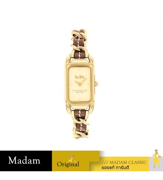 นาฬิกาข้อมือผู้หญิง COACH 14504282 Cadie Women's Stainless steel Gold		