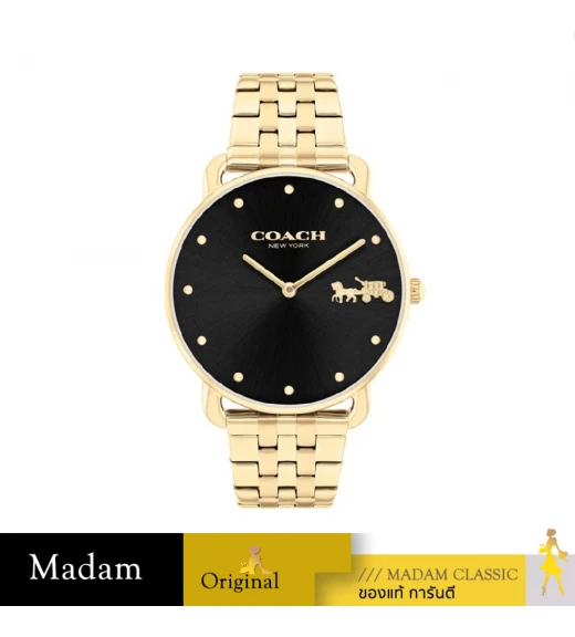 นาฬิกาข้อมือผู้หญิง COACH 14504291 Women's watch, model Stainless steel Gold		