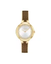 นาฬิกาข้อมือผู้หญิง รุ่น CO14504330, สีน้ำตาล/ทอง