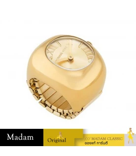 นาฬิกาแหวน MICHAEL KORS   MK4847 Rylee Two-Hand Gold-Tone Stainless Steel Watch Ring Stainless Steel  Gold		
