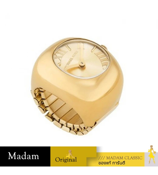 นาฬิกาแหวน MICHAEL KORS   MK4847 Rylee Two-Hand Gold-Tone Stainless Steel Watch Ring Stainless Steel  Gold		