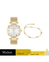 นาฬิกาข้อมือผู้หญิง COACH 14000112 Ladies' Cary Watch Gift Set Stainless Steel Gold		