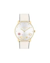 นาฬิกาข้อมือผู้หญิง รุ่น CO14504294,สายหนัง, สีขาว