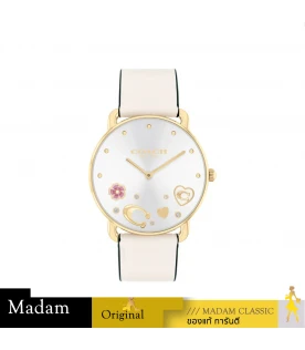 นาฬิกาข้อมือผู้หญิง รุ่น CO14504294,สายหนัง, สีขาว