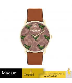 นาฬิกาข้อมือผู้หญิง COACH 14504284 Ladies Elliot Watch  Leather Brown		