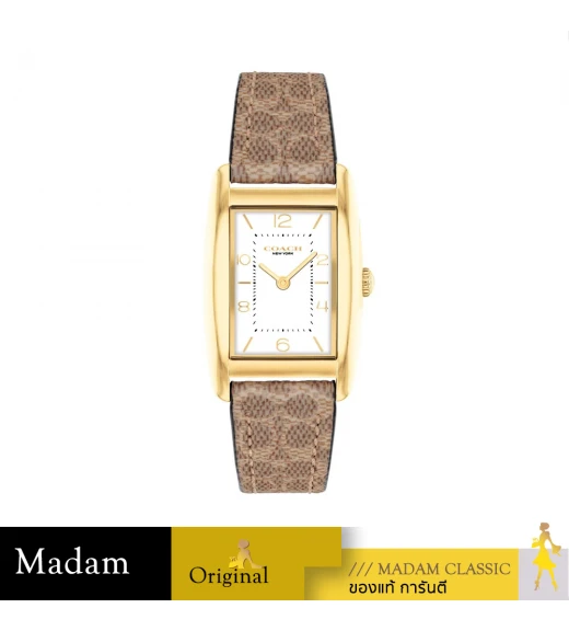 นาฬิกาข้อมือผู้หญิง รุ่น CO14504355,สาย Leather, สีน้ำตาล