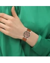 นาฬิกาข้อมือผู้หญิง COACH 14504284 Ladies Elliot Watch  Leather Brown		