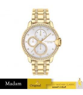 นาฬิกาข้อมือ COACH 14503862,CRYSTALS WOMEN'S MULTI-FUNCTION WATCH, 38 MM,STAINLESS STEEL,GOLD		