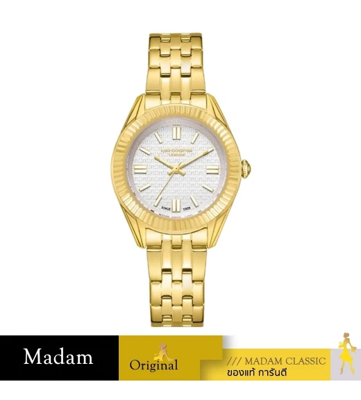 นาฬิกาข้อมือ LEE COOPER LC08038-130,34 MM,STAINLESS STEEL,GOLD		