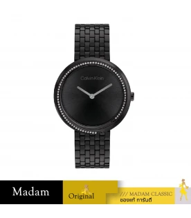 นาฬิกาข้อมือ CALVIN KLEIN CK25100039,34 MM.,IONIC BLACK PLATED STEEL	