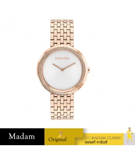 นาฬิกาข้อมือ CALVIN KLEIN CK25100038,34 MM.,IONIC ROSE GOLD PLATED STEEL