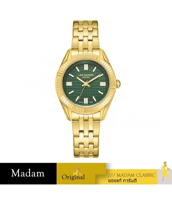 นาฬิกาข้อมือ LEE COOPER LC08038-170,34 MM,STAINLESS STEEL,GREEN / GOLD		