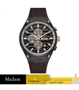 นาฬิกาข้อมือ LEE COOPER LC08063-061,45 MM,SILICONE STRAP,BLACK		