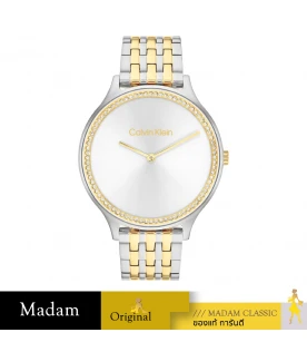 นาฬิกาข้อมือ CALVIN KLEIN CK25100002,38 MM.,STAINLESS STEEL,SILVER / GOLD