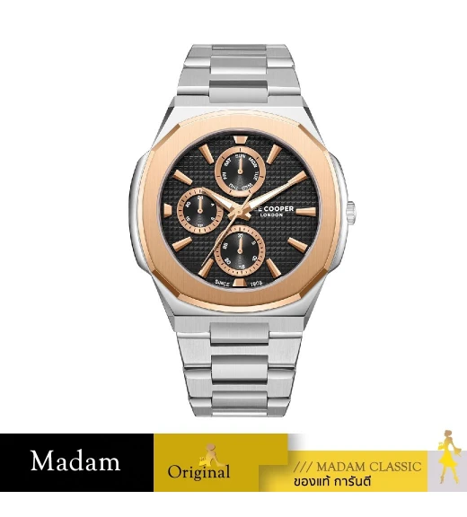 นาฬิกาข้อมือ LEE COOPER LC08047-550,45 MM,STAINLESS STEEL, SILVER		